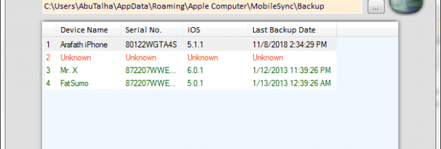 iSMS Recovery screenshot