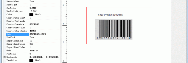 iWinSoft Barcode Generator screenshot