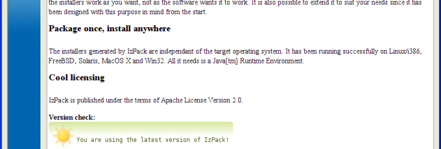 IzPack screenshot