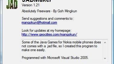 JADMaker screenshot