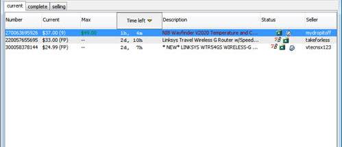 JBidWatcher screenshot