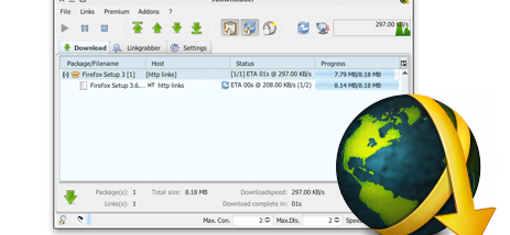 JDownloader screenshot