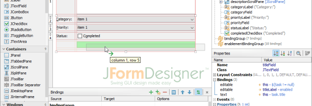 JFormDesigner screenshot