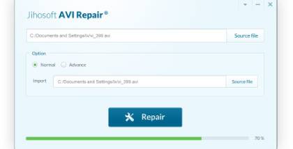 Jihosoft AVI Repair screenshot