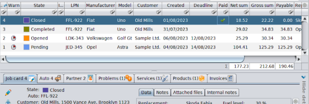 JobCard 3 screenshot