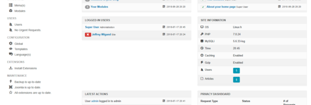 Joomla! screenshot