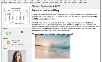 Journal2Day screenshot