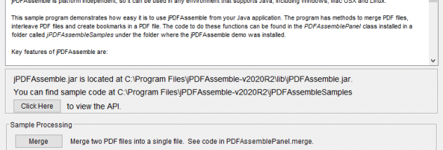 jPDFAssemble screenshot