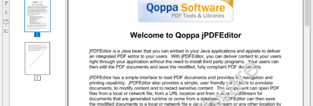 jPDFEditor screenshot