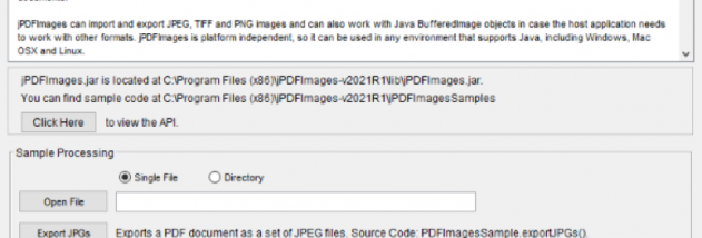 jPDFImages screenshot