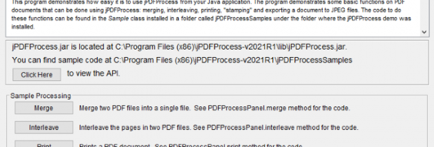 jPDFProcess screenshot