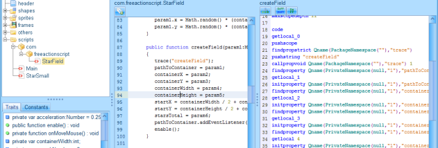 JPEXS Free Flash Decompiler screenshot