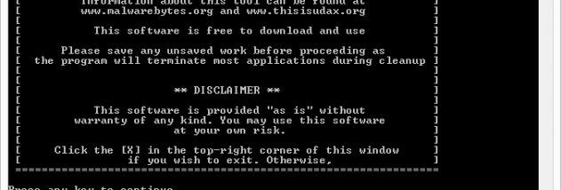 Junkware Removal Tool screenshot