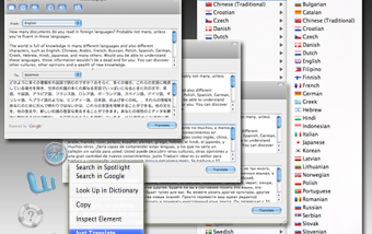 Just Translate screenshot