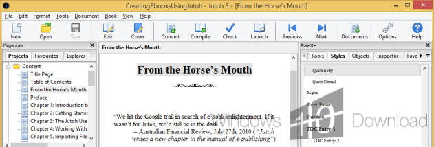 Jutoh Portable screenshot