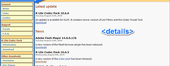K-Lite Codec Pack Basic screenshot