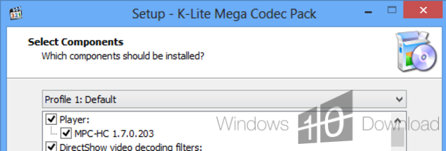 K-Lite Codec Pack (Full) screenshot