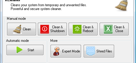 KCleaner screenshot