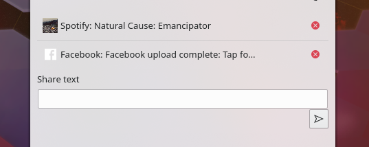 KDE Connect screenshot