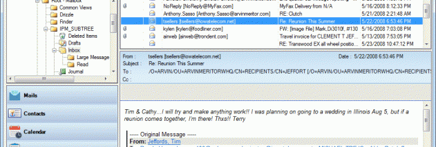 KDETools OLM to PST Converter screenshot