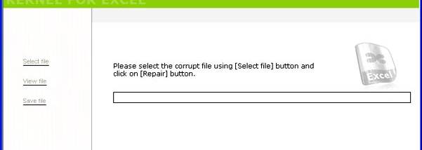 Kernel Excel - Repair Corrupted Excel Documents screenshot