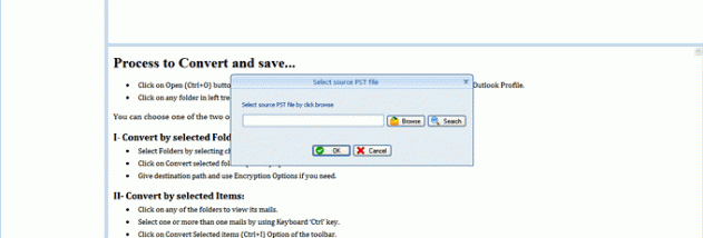 Kernel for Outlook to PDF screenshot