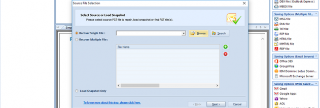 Kernel Outlook PST Repair screenshot