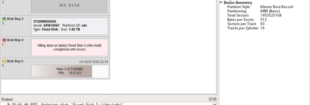 KillDisk Desktop screenshot