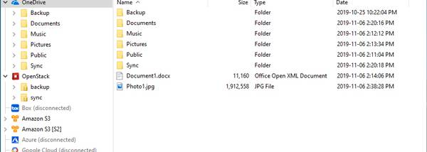 KLS Cloud Explorer screenshot