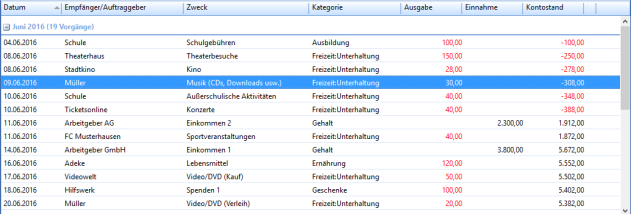 korAccount screenshot