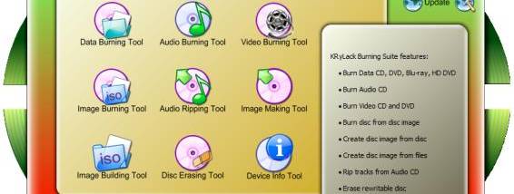 KRyLack Burning Suite Free screenshot