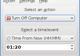 KShutdown screenshot