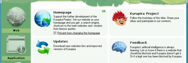 Kurupira Web Filter FREE screenshot