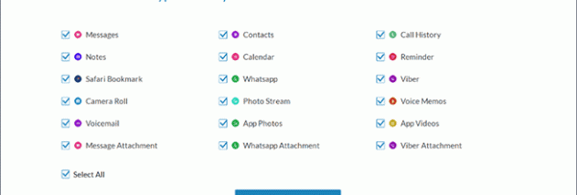 Free Trial iPhone Data Recovery for Wins screenshot