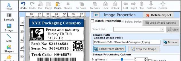Label Generator for Packaging screenshot