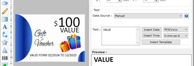 Label Generator Tool for Windows screenshot