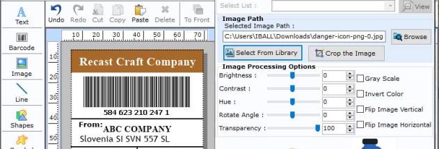 Label Marker software screenshot