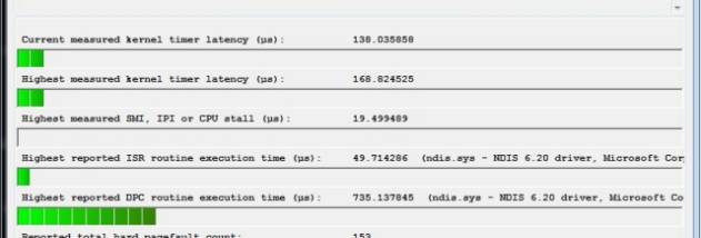 LatencyMon screenshot