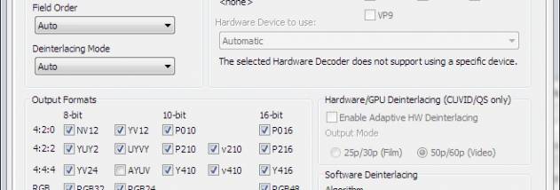 LAV Filters screenshot