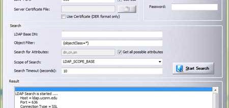 LDAPSearch screenshot
