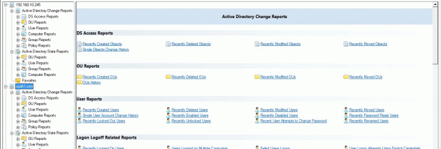 LepideAuditor for Active Directory screenshot