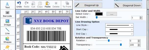 Library Barcode Label Tools screenshot