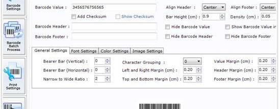 Library Barcode Label screenshot