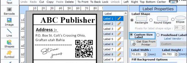 Library Barcode Managing Application screenshot