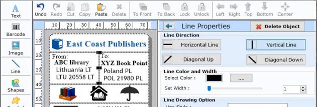 Library Barcode Software screenshot