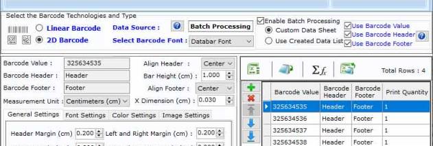Library Books Barcode Maker Software screenshot