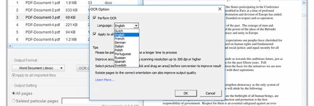 Lighten PDF Converter OCR screenshot
