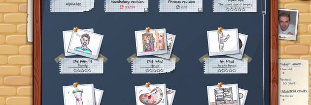 LINGWA German Vocabulary screenshot