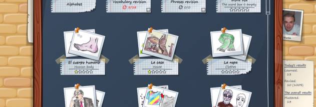 LINGWA Spanish Vocabulary screenshot