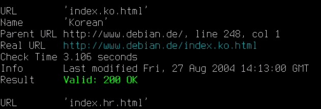 LinkChecker Portable screenshot